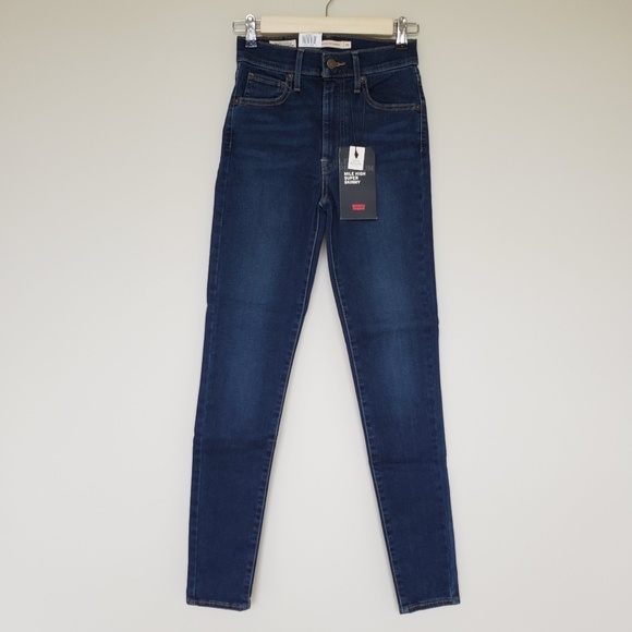 Levi's Premium Mile High Rise Super Skinny Jeans - Picture 4 of 7